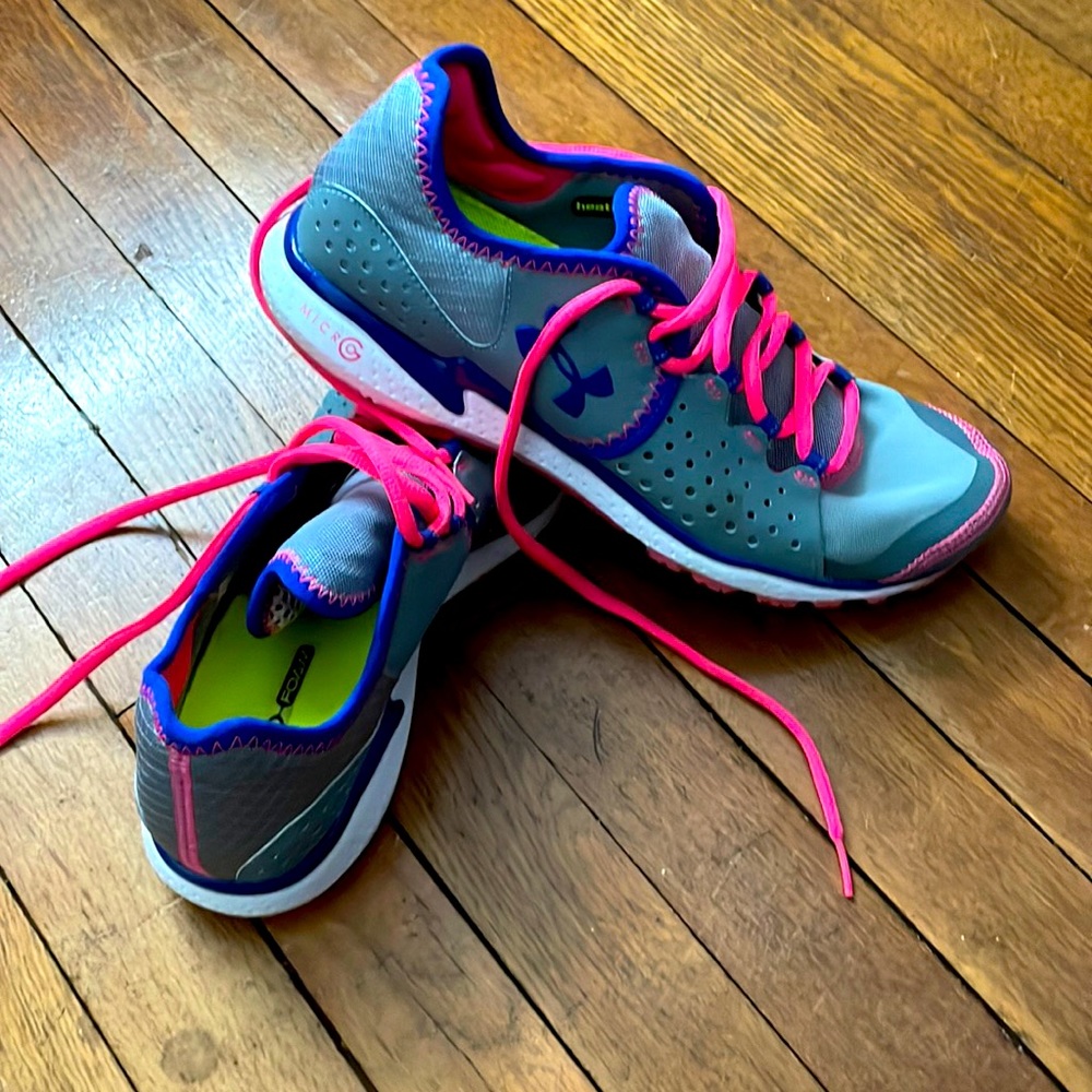 Under Armour sneakers. Women’s size 9.5. Men’s 8.